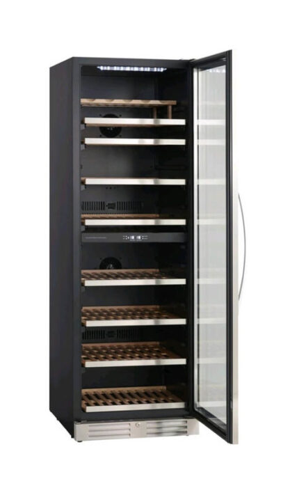 Sibir Scandomestic SV 124 X Weinschrank Edelstahl rechts